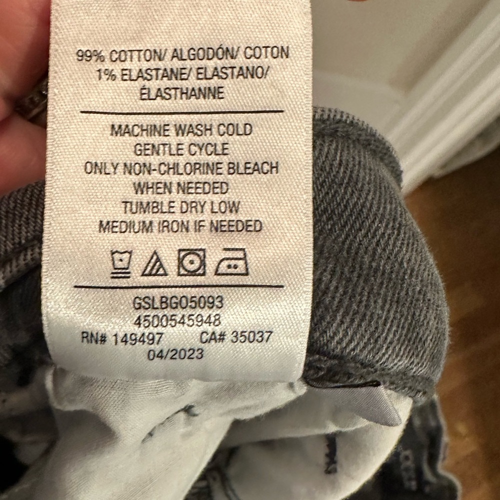 Joe’s Jean Wide-Leg Gray Denim Jeans high Rise - Picture 10 of 10